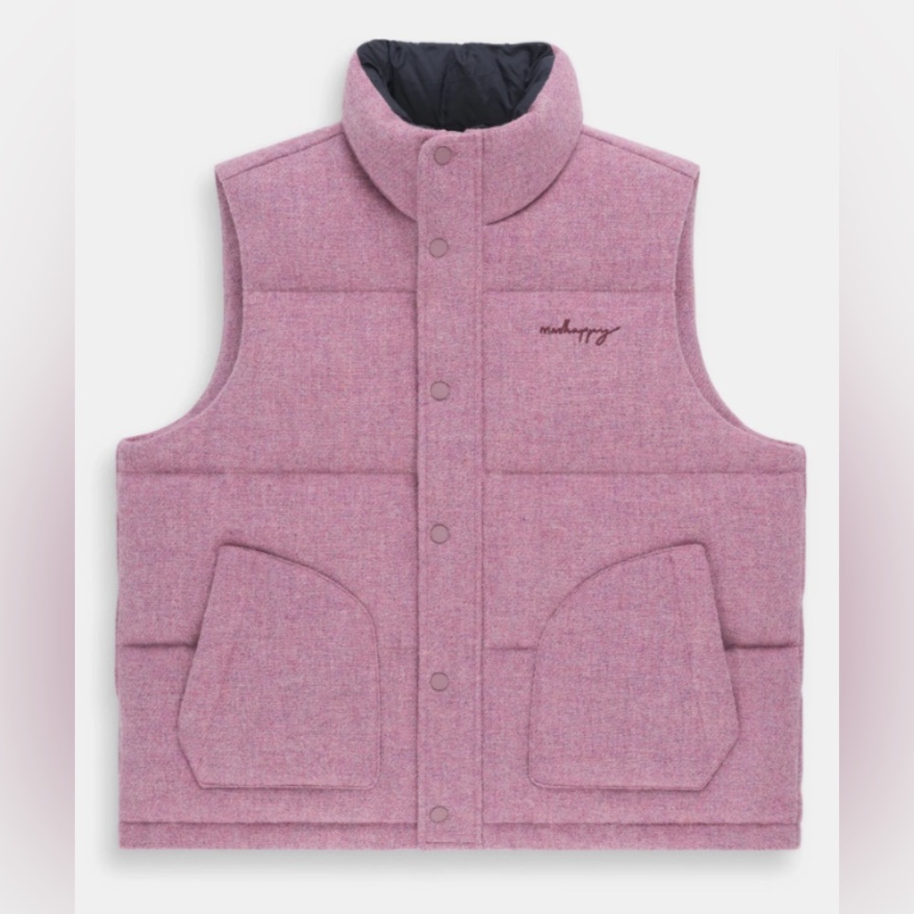 Madhappy Winter 2 Harris Tweed Puffer Vest Large